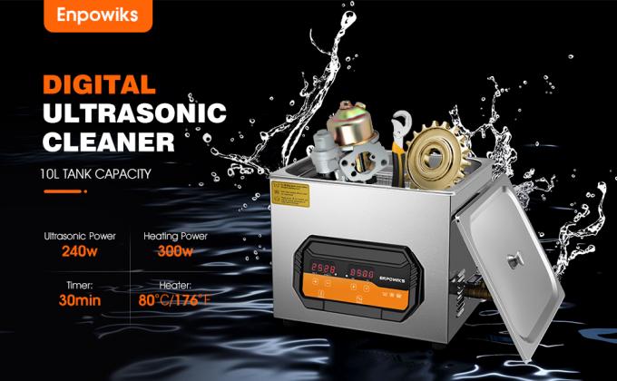 DPF Digital Ultrasonic Cleaner 10L 240W per industria medica 0