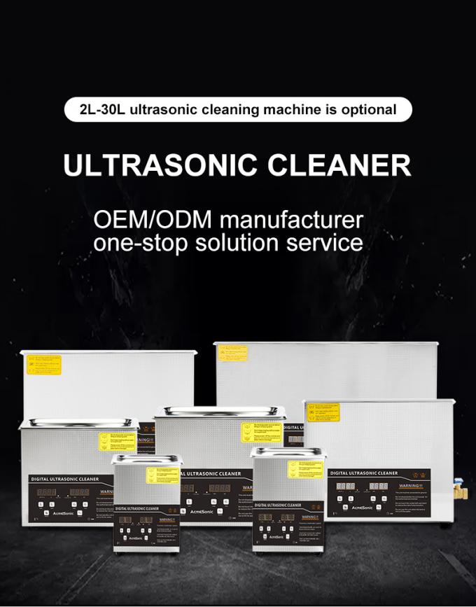 Macchina per la pulizia ad ultrasuoni da 40khz 600w Metal Ultrasonic Jewelry Cleaner 0
