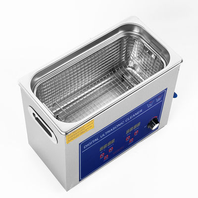 Pulizzatore ad ultrasuoni industriale 6L 40kHz macchina di pulizia ad ultrasuoni regolabile