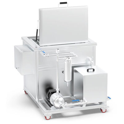Pulizzatore ad ultrasuoni industriale di precisione con serbatoio SUS304 3000W di potenza di riscaldamento e capacità di 88L