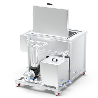Pulizzatore ad ultrasuoni industriale in acciaio inossidabile di precisione 3000W Potenza di riscaldamento 108L 28/40KHz 20-95°C