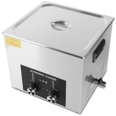 Pulizzatore ad ultrasuoni professionale da 15L con timer codificato Cesto di riscaldamento multi-applicazione per gioielli Occhiali Catene Orologi