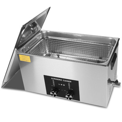 Pulizzatore ad ultrasuoni professionale 22L 480W per gioielli Occhiali Catene Orologi con timer codificato Cesto di riscaldamento Multi-applicazione