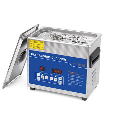 3L Digital Ultrasonic Cleaner in acciaio inossidabile a doppia frequenza con riscaldatore e timer per dentiere, monete, gioielli, utensili