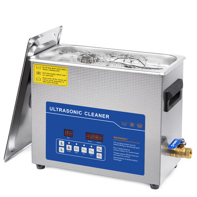 110V/220V Digital Ultrasonic Cleaner 6L Capacity Dual-Frequency Heater Timer Perfetto per protesi Monete Strumenti Gioielli