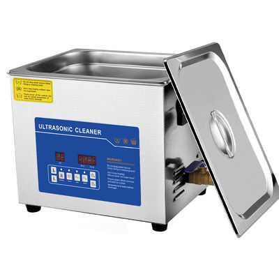 15L Industrial Ultrasonic Cleaner 360W Calorificatore Timer Controllo digitale Acciaio inossidabile per motocicli Ricambi attrezzi Catene