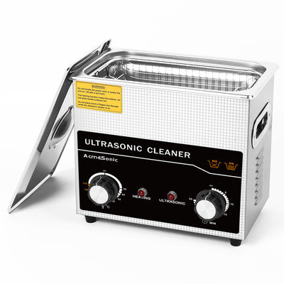Pulizzatore ad ultrasuoni ad acqua calda da 3 litri 160W Controllo del calore 60W Potenza ad ultrasuoni 100W Potenza di riscaldamento
