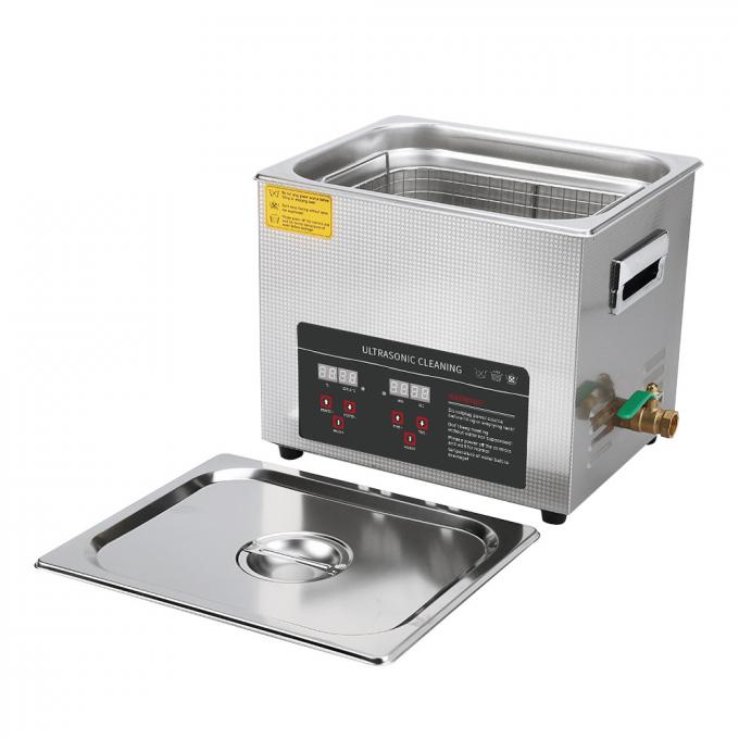 Potente ultrasuoni Parts Washer Digital Heated Timer Capacità del serbatoio 10L 2