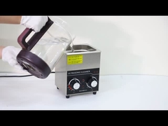 Pulizzatore meccanico ad ultrasuoni 60W con acqua calda