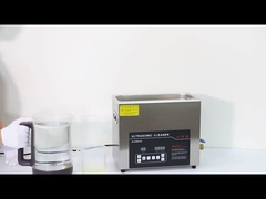 Pulizzatore per parti ad ultrasuoni 6L SUS 304 Pulizzatore ad ultrasuoni per laboratorio di materiali